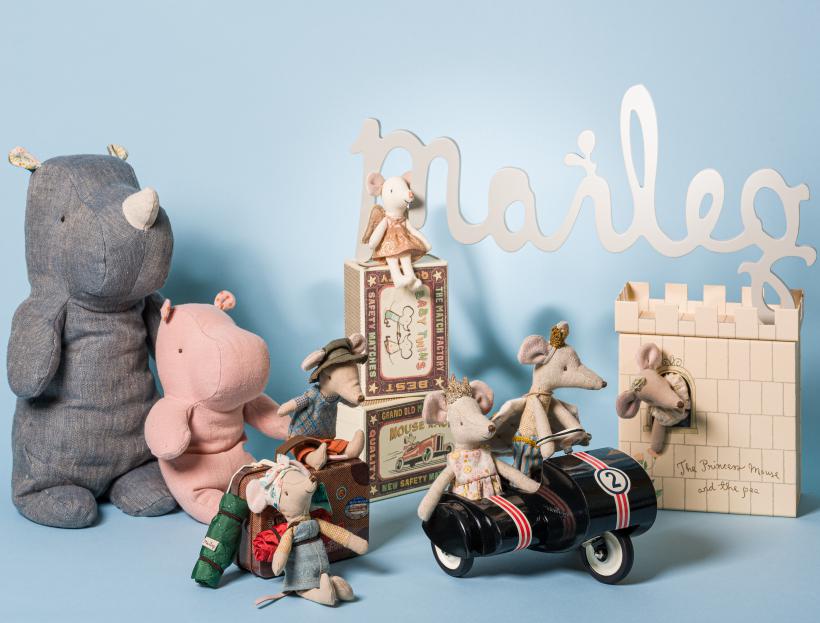 Maileg Shop Kategorie - Rhinos Wander Mäuse Prinzessin Maus Schutzengel und Roller aus Metall - zum Sammeln und schenken