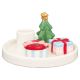 Greengate Kerzenhalter GIFT SET mit Tannenbaum und Geschenken Keramik für 1 Kerze Greengate Kerzenständer Nr CERCANG0104