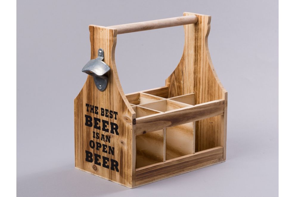 kaufen! Best Hier Beer – aus Flaschenträger Holz –