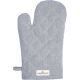 Greengate Ofenhandschuh ALICIA PALE GREY Grau Einfarbig Hellgrau Grillhandschuh aus Baumwolle 18x28 cm Greengate BBQ Handschuh Nr COTGRIJALC8504