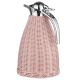 IB Laursen Thermoskanne Hellrosa Polyrattangeflecht Silberne Kanne aus Edelstahl Poly Rattan Geflecht Rosa 1500 ml Produkt Nr 1619-07