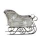 Chic Antique VINTAGE SCHLITTEN mit Schneeflocken Metall 12 cm hoch 10 cm lang Weihnachtsdeko Chic Antique Deko Nr 52057100