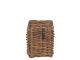 A2 Living Rattan Korb Eckig Mini 40 cm hoch Pflanzkorb 27x40 cm Deko Korb A2 Produkt Nr 20101