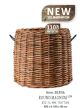 A2 Living Rattan Korb MAGNUM Rund Niedrig 100 cm hoch Pflanzkorb 110 Durchmesser Deko Korb A2 Produkt Nr 20011A