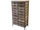 Chic Antique Kommode mit 16 Schubladen 61x105cm Schrank Apothekerschrank CA Nr 40274-00