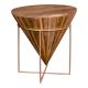 House Nordic Hapur Coffee Table Mango 45x45cm Rund Beistelltisch Couchtisch Kaffeetisch Nr. 2001040