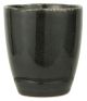 IB Laursen Latte Becher DUNES Schwarz ANTIQUE BLACK Tasse ohne Henkel IB Geschirr Produkt Nummer 2440-25