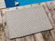 Pad Fussmatte Outdoor Teppich POOL Sand Weiss 52x72 cm zweifarbig am Schwimmbecken oder auf der Terrasse als Fussmatte UV und Wetterbeständig Web-Look für draussen und drinnen